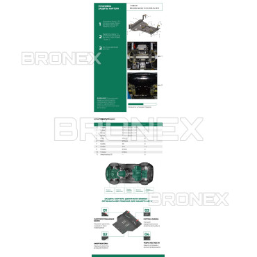 Захист двигуна Захист двигуна, КПП, радіатора Mercedes-Benz Sprinter Bronex Standard - фото 1