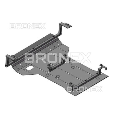 Захист двигуна Захист двигуна, КПП, радіатора Mercedes-Benz Sprinter Bronex Standard фото, Артикул: 101.0483.00