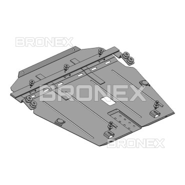 Захист двигуна Захист двигуна, КПП, радіатора Mini Cooper (R56) Bronex Standard - фото 1