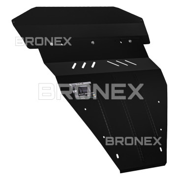Захист двигуна Захист двигуна, КПП, радіатора Nissan Qashqai +2 NJ10 J10 Bronex Standard фото, Артикул: 101.0737.00