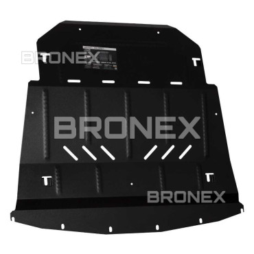 Захист двигуна Захист двигуна, КПП, радіатора Nissan Qashqai J11 2017-2021 Bronex Standard фото, Артикул: 101.0837.00N