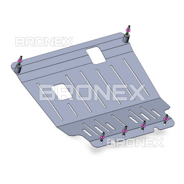 Захист двигуна Захист двигуна, КПП, радіатора ВАЗ 1118 Bronex Standard - фото 1