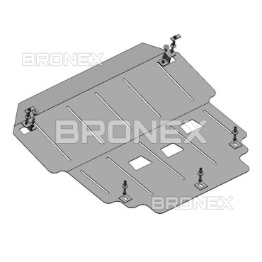 Захист двигуна Захист двигуна, КПП, радіатора Volvo V40 Bronex Premium - фото 1