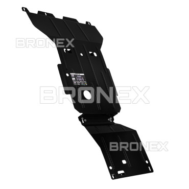 Як виглядає Захист двигуна, КПП, радіатора, редуктора Jeep Grand Cherokee Bronex Standard Захист двигуна Захист двигуна, КПП, радіатора, редуктора Jeep Grand Cherokee Bronex Standard фото, Артикул: 101.0352.00
