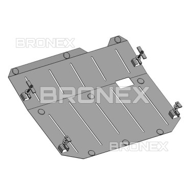 Захист двигуна Захист двигуна, КПП, роздатки Opel Antara Bronex Premium - фото 2