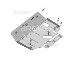 Захист двигуна, КПП Lexus NX300, NX200T 2.0 2014-2021 Bronex Premium - фото товара в интернет магазине Bronex