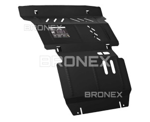 Захист двигуна, радіатора, редуктора Fiat Fullback Bronex Standard - фото товара в интернет магазине Bronex