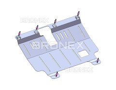 Захист двигуна і КПП Geely FC 1.8 2008- Bronex Standard - фото Захист двигуна і КПП Geely FC 1.8 2008- Bronex Standard - фото товара в интернет магазине Bronex