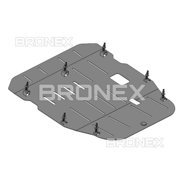 Защита двигателя Защита двигателя и КПП Honda Accord X Bronex Premium  - фото 1