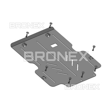 Захист двигуна Захист двигуна, КПП Kia Pregio 2.7D 1997-2002 Bronex Premium фото, Артикул: 104.3403.00
