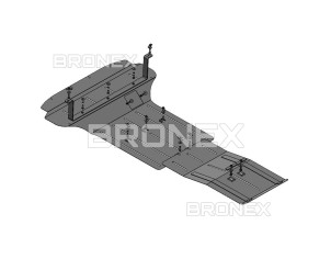 Захист картера Infiniti FX45, FX35 2003-2008 Bronex Standard - фото товара в интернет магазине Bronex