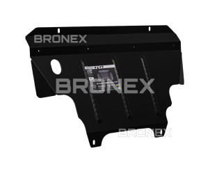 Захист радіатора Nissan Navara 2005-2010 Bronex Standard - фото товара в интернет магазине Bronex