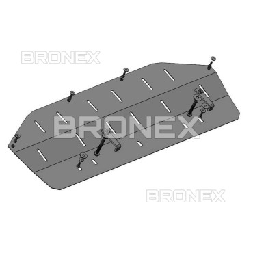 Захист двигуна Захист радіатора Nissan Qashqai Bronex Premium фото, Артикул: 102.0527.00