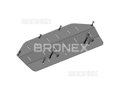 Защита радиатора Nissan Qashqai Bronex Standard - фото товара в интернет магазине Bronex