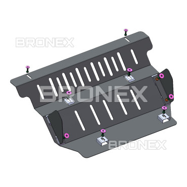 Захист двигуна Захист радіатора Toyota FJ Cruiser Bronex Premium - фото 1