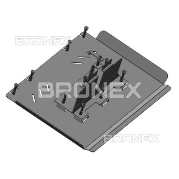Захист двигуна Захист радіатора, змійовика MAN TGX 18.440 Bronex Standard - фото 1