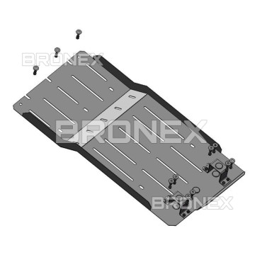 Захист двигуна Захист роздатки Mitsubishi L200 Bronex Standard - фото 1