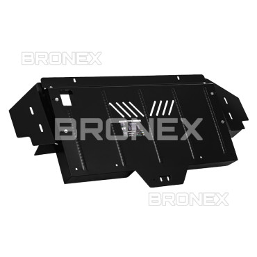Защита двигателя Защита задней части авто BYD Song Plus гибрид 2023- Bronex Standard фото, Артикул: 103.7403.02